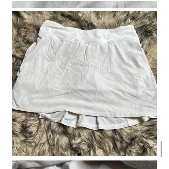 lululemon pace rival skirt white - Picture 1 of 3